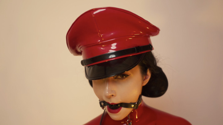 leaked Goddess in red catsuit tied with ropes thumbnail