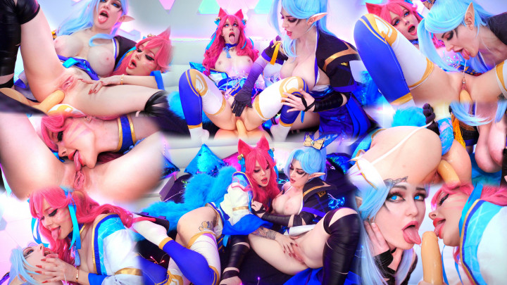 Ahri and Vayne Show Ultimate Orgasms