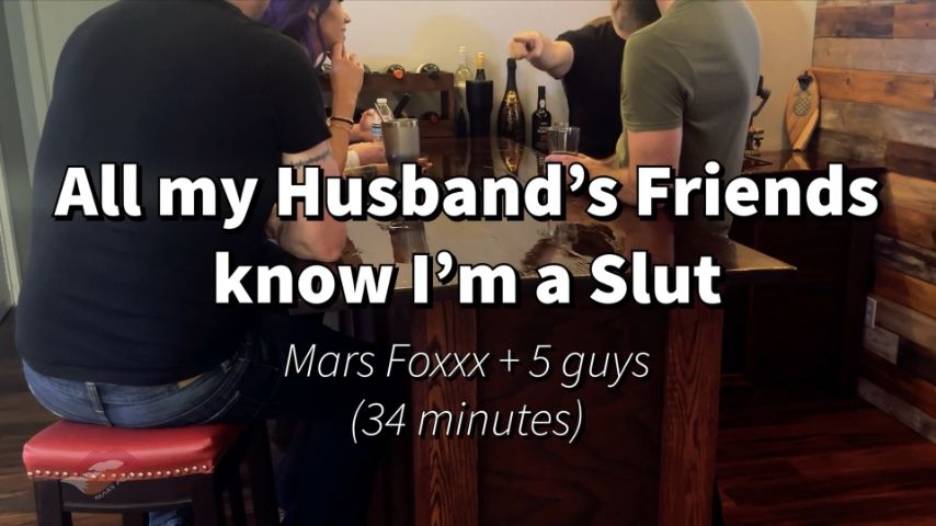 leaked All My Husbands Friends Know Im a Slut Gangbang thumbnail