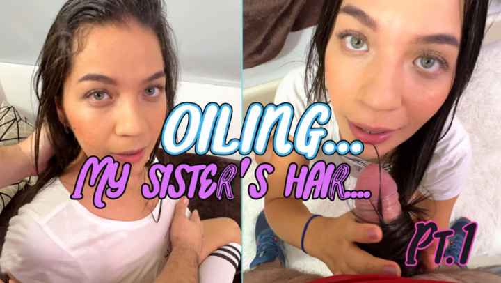 leaked Oiling my sister's hair pt.1 thumbnail