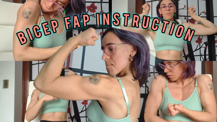 MitzieDupree:Bicep Fap instruction