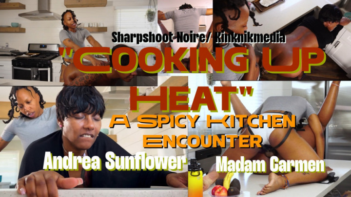 naked_unicorn6:Cooking Up Heat A Spicy Kitchen Encounter