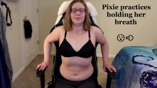 Pixie practices holding her breath TenTickle Pixie