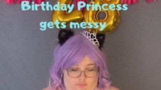 Birthday Princess gets messy FawnMarie