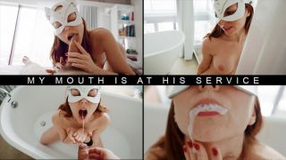 I want it all IN MY MOUTH. Piss and Cum MyLittleSwallow