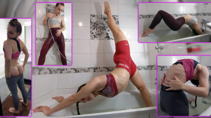 Wet Gymnastics. Wet Leggings Lululemon Angel_Monica