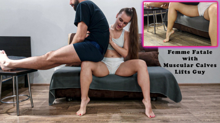 Femme Fatale with Muscular Calves Angel_Monica