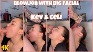 Blowjob with big Facial - 4K kevandceli