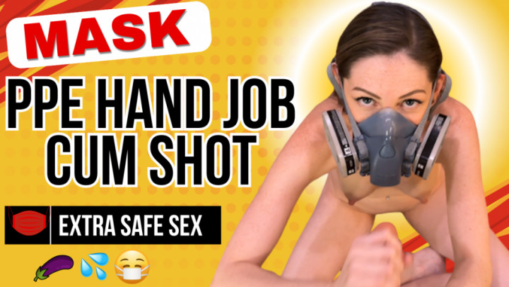 lucyaura:PPE Mask Fetish Hand Job and Facial