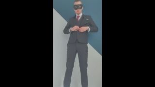 Stripping out of a suit Mauve Eagle