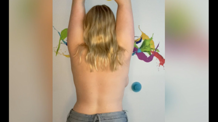 Striptease after wearing Jeans all day jasminrouge