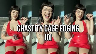 [1.38 GB] - Chasity Cage Edging JOI - cherrythemistress