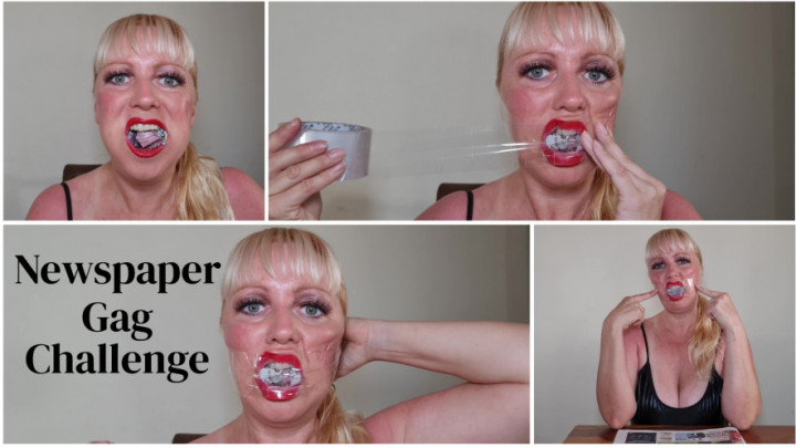 VictoriaC:Fake News! Newspaper Gag Challenge MP4 1080p