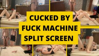 [2.03 GB] - Cucked by fuck machine split screen - bjqueen_and_rod