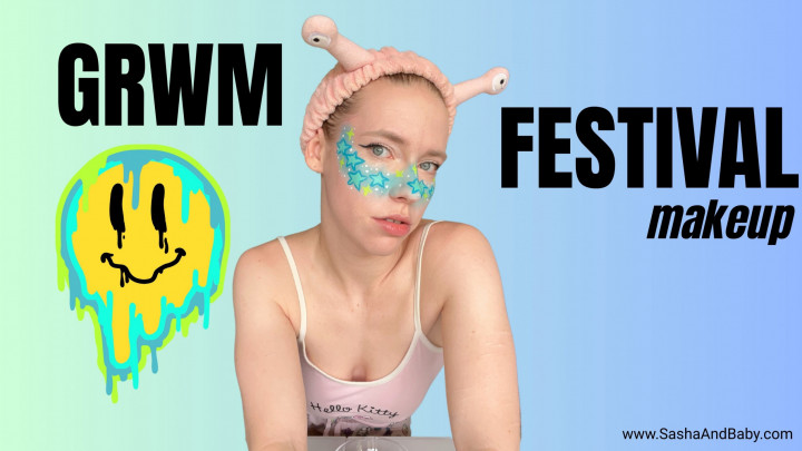 Sashalikescats:Rave and Festival Makeup Tutorial - Bold Looks - SFW CUTE