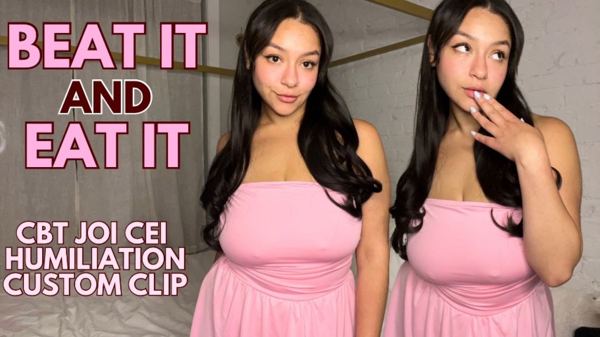 Queenvixoxo:Beat It And Eat It: CBT JOI and Cum Eating Instructions
