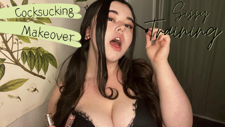 leaked CockSucking Makeover - Sissy Training thumbnail