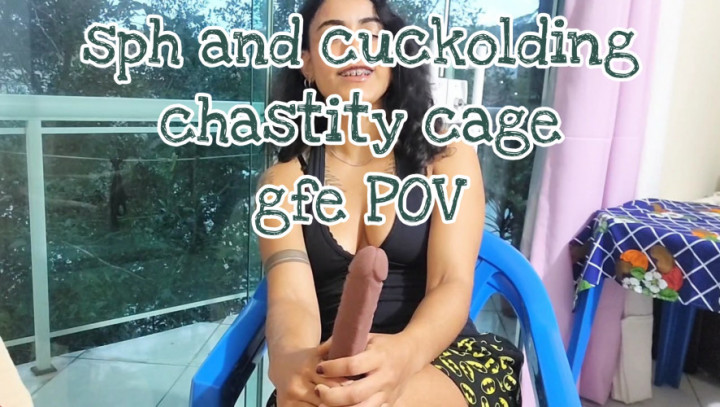 PrincessCarolyn:Your girl put your tiny dick in a chastity cage