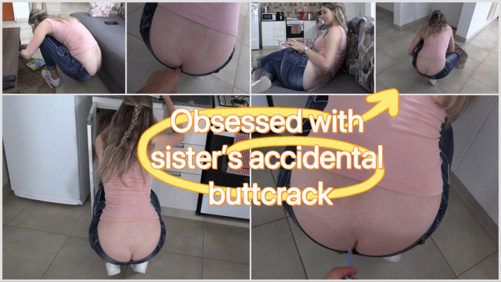 leaked Obssessed with sister's accidental buttcrack video thumbnail