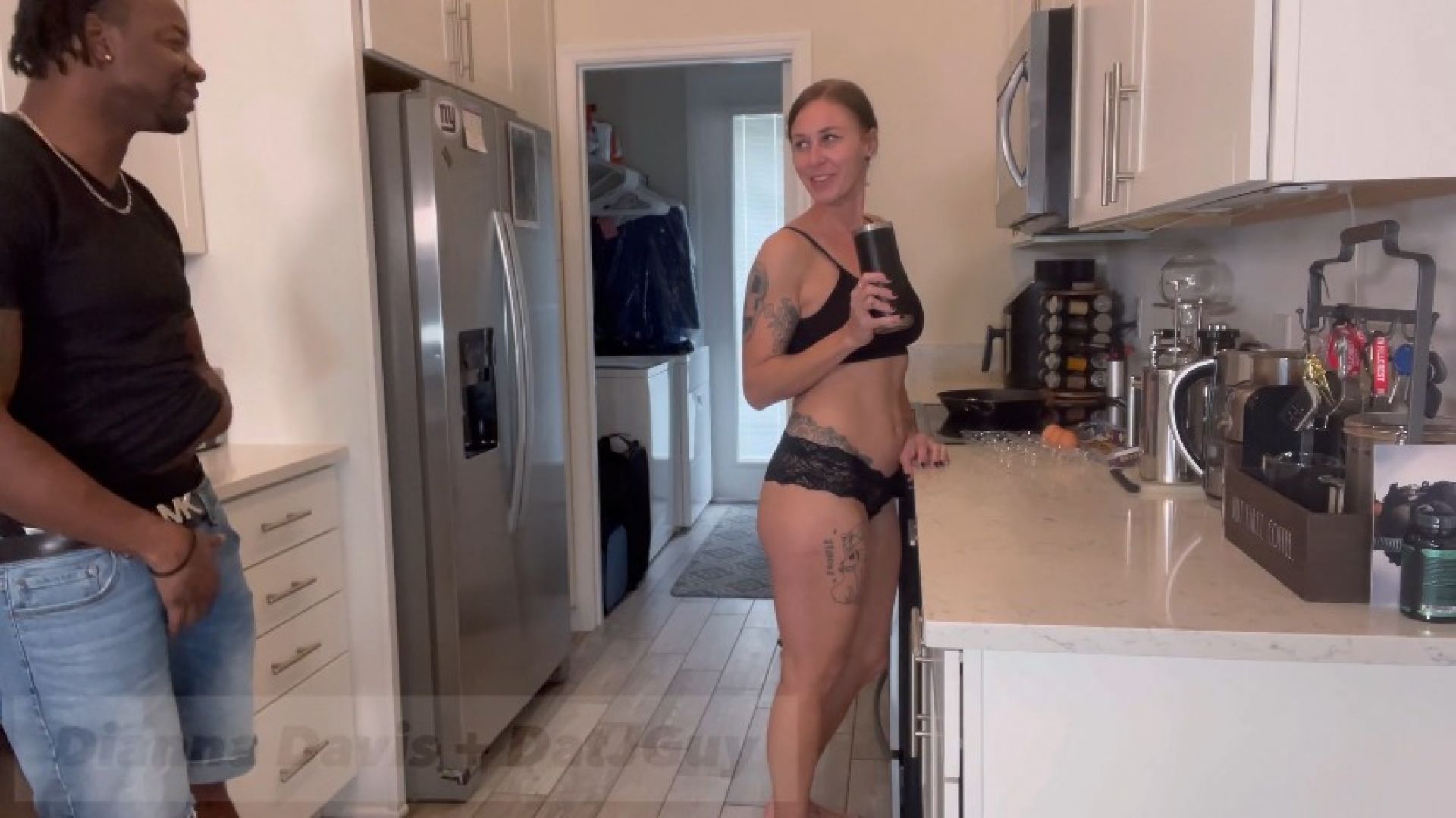 Datjguy:Undressed &amp;amp; Over Easy .. Kitchen Play with Dianna