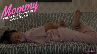 [1.15 GB] - Mommy Nurse Duct Taped in Breakroom - Pink Foxx