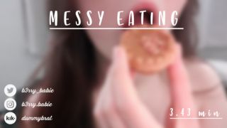 Messy eating b3rrybabie