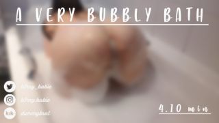 A very bubbly bath b3rrybabie