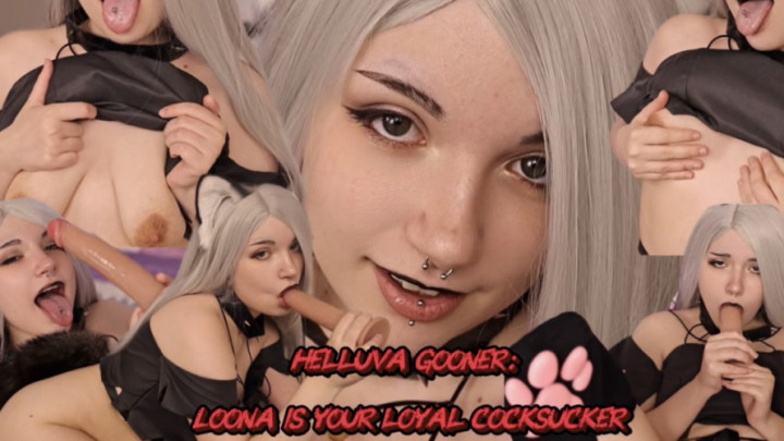 Pet Charlotte:Helluva Gooner: Loona is your loyal cocksucker