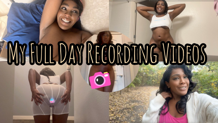 Tilaxoxo:My Full Day Recording Videos BTS