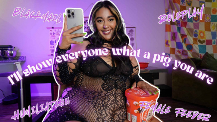 FeederandFeedee:Female Feeder Blackmails You
