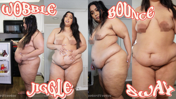 Feederandfeedee Obese And Gorged Nude Waddling Manyvids