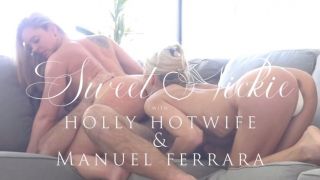 [2.11 GB] - Two Hotwives take on a thick cock - SweetVickie