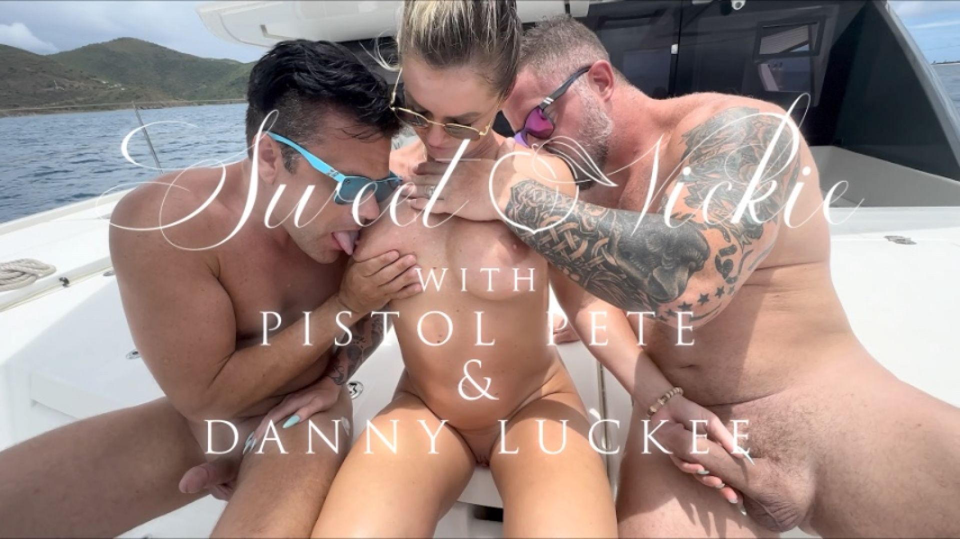 leaked DVP on a boat!!! MFM threesome with multiple creampies thumbnail