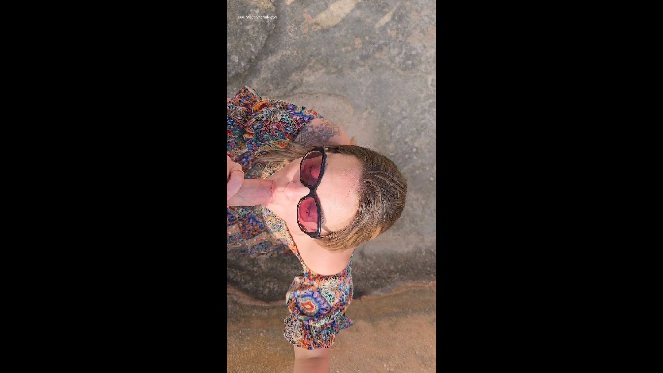 leaked Pussy licked at the beach, gave BJ & he cum in my mouth thumbnail