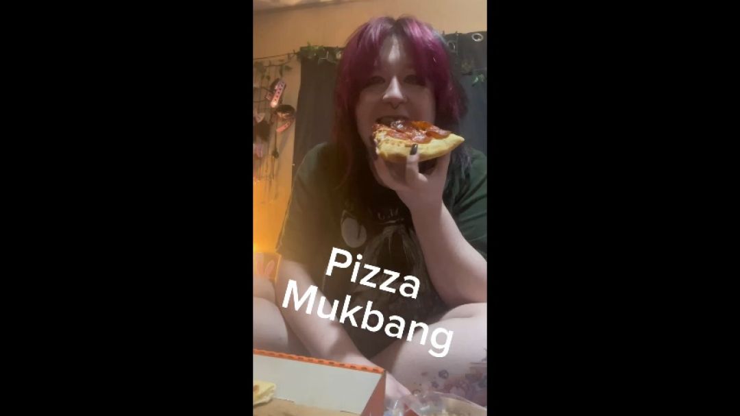 Onyx Beans:Pizza Pizza Mukbang Stuffing