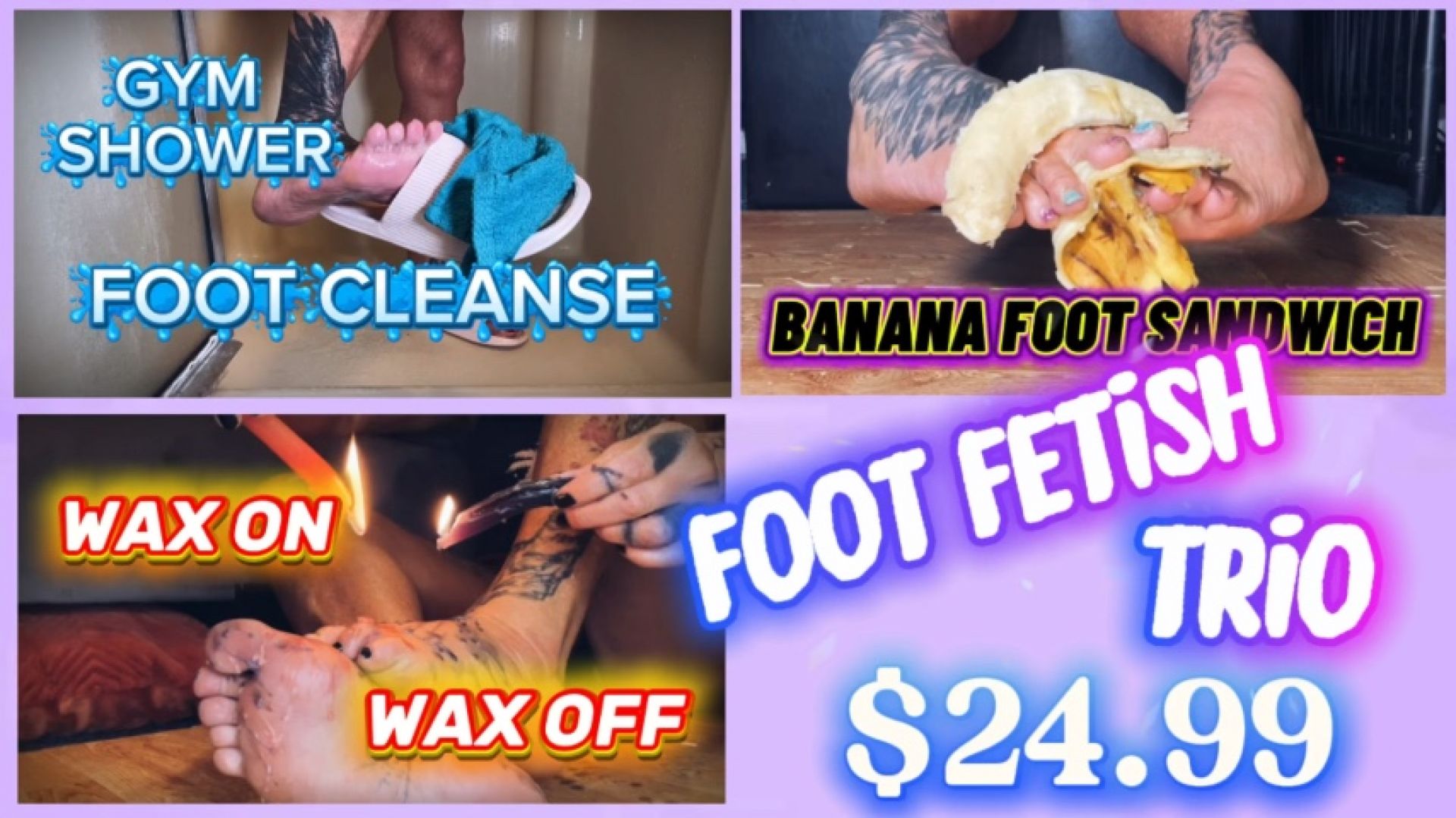 MistressRavenFD:FOOT FETISH CLIP TRIO - Worship MistressRavenFD s Feet
