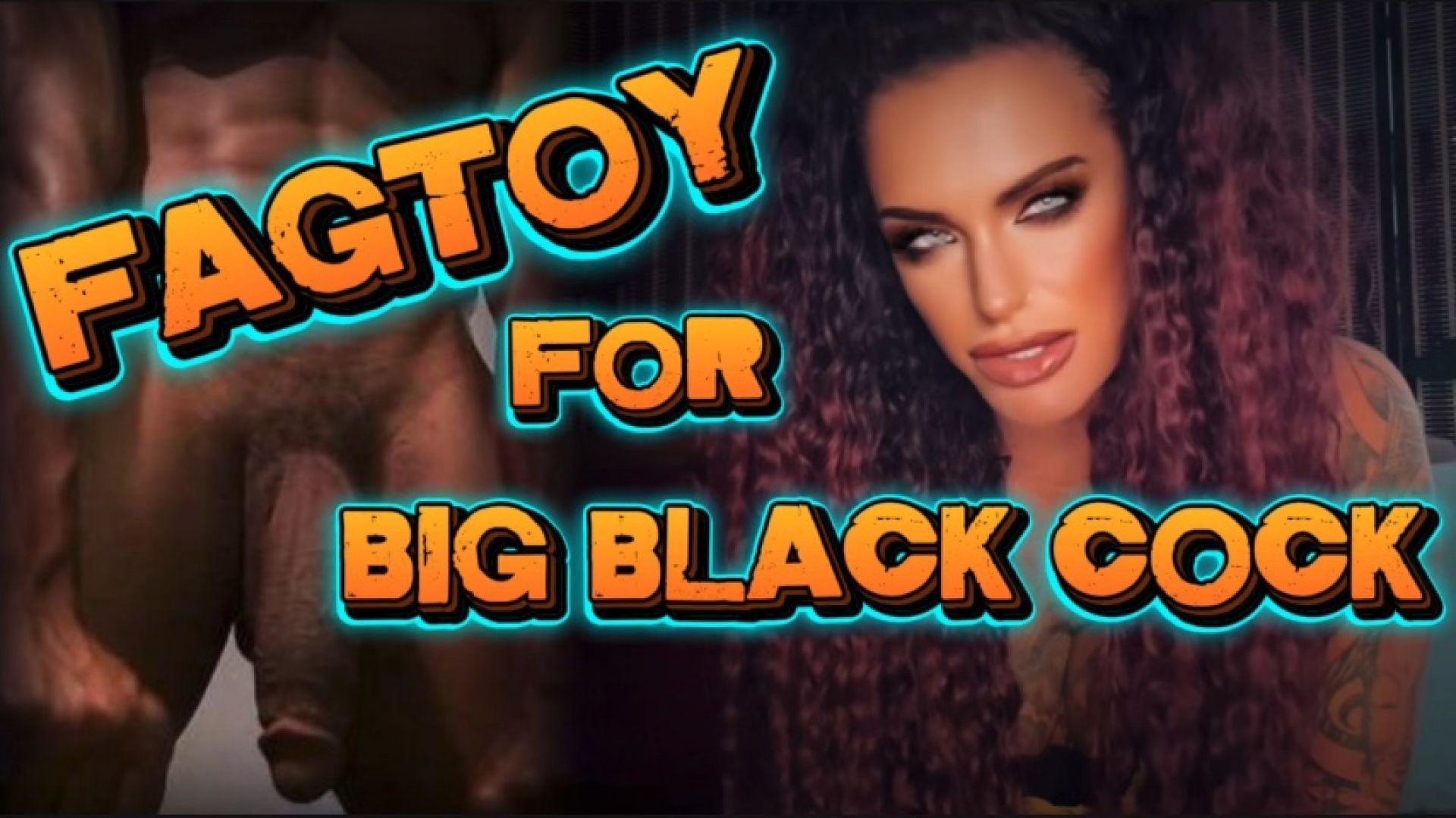 MistressRavenFD:Fagtoy For Big Black Cock: Jerk Off To Being Ridden By BBC