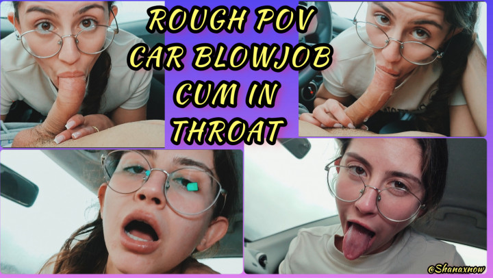 Alfxnow:CAR POV BLOWJOW CUM IN THROAT RAINY DAY