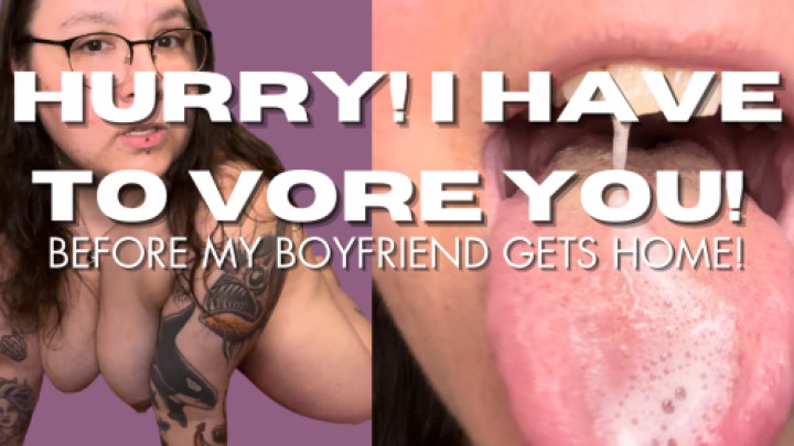 leaked Hurry! I have to vore you before he gets home thumbnail