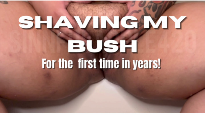 leaked Shaving my bush for the first time in years thumbnail