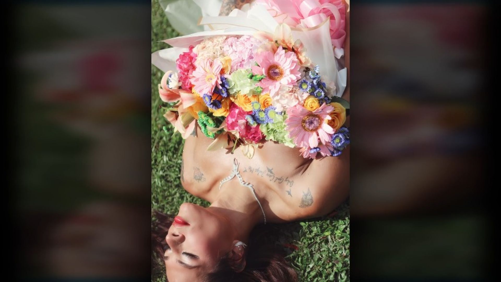 TS Angelique Monroe:Trans Flower Girl - Professional photo shoot