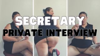 [537.53 MB] - Secretary private job interview - Goddess Lara Lee