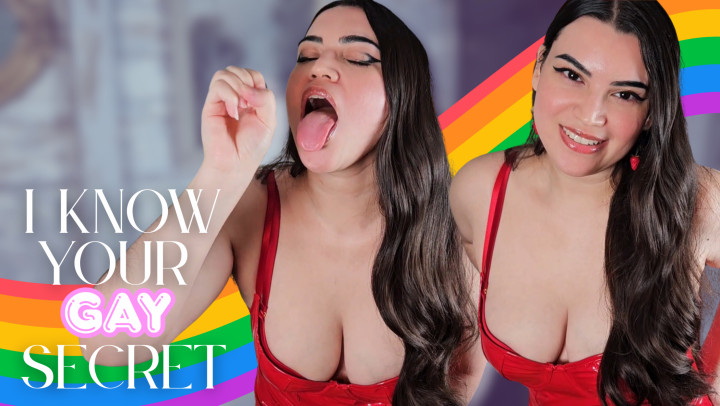 Countess Wednesday:I Know Your Gay Secret - Humiliation, Imposed Bi, *********