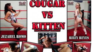 1382- Cougar vs Kitten - Fantasy Female LuchaGirls