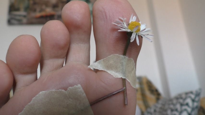 Flowers crush barefoot AmatorialCrushClips