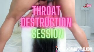 [873.97 MB] - OMG! FACE DOWN THROAT DESTRUCTION - Xlivestudio
