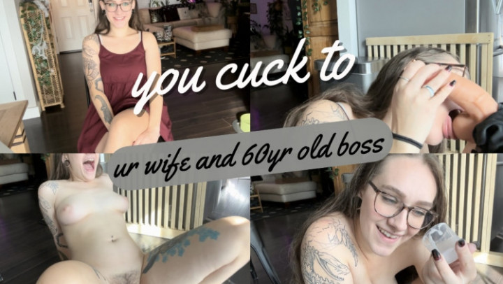 leaked u cuck to ur wife and 60 yr old boss video thumbnail