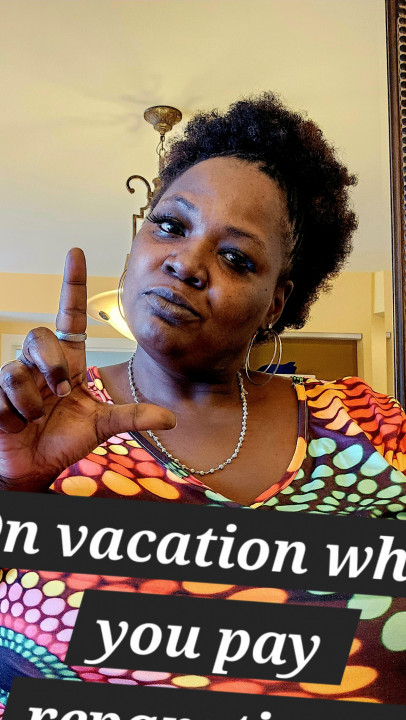 MistressMeltz:On vacation while you pay reparations