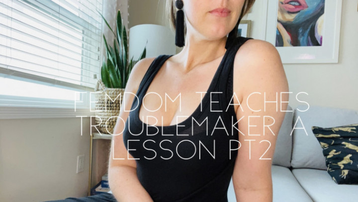 Femdom teaches young troublemaker a lesson pt2 Nicolette Bloom