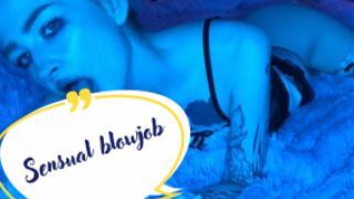 Sensual blowjob from small skinny girl Atary Darkness